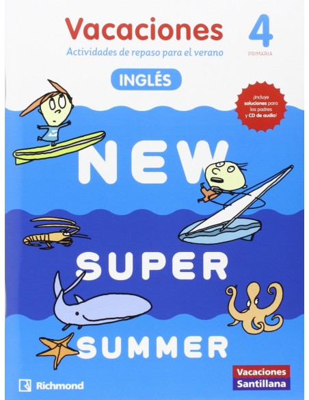 NEW SUPER SUMMER 4º PRIMARIA BOOK AUDIO